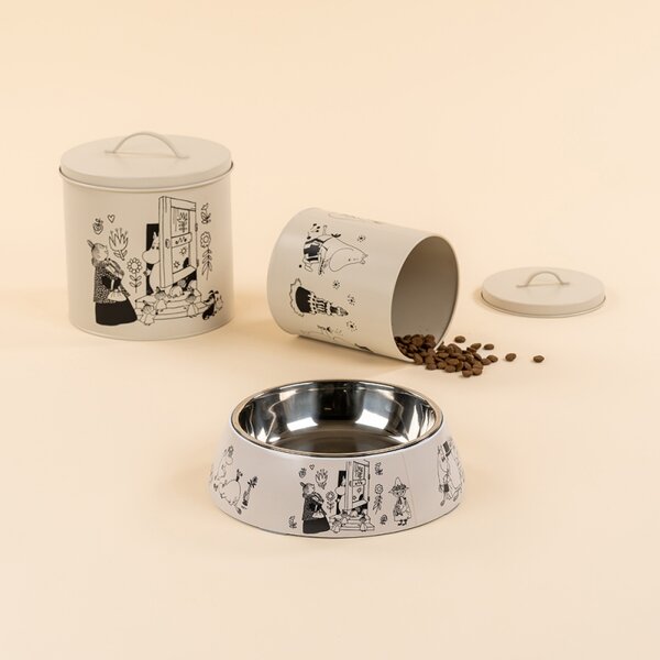 Muurla Set dóz na pamlsky Moomin Pets 2 ks / 80. výročí