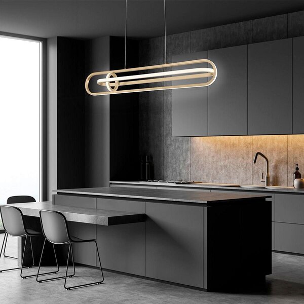 ZÁVĚSNÉ LED SVÍTIDLO, 107,1/44,9/16,7 cm Elstead Lighting - Závěsná LED svítidla