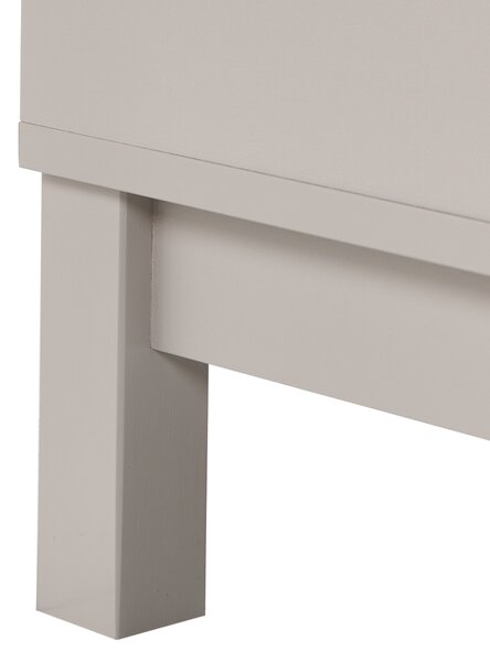 Skříňka do koupelny PENON s košem na prádlo 38 cm Světle béžová
