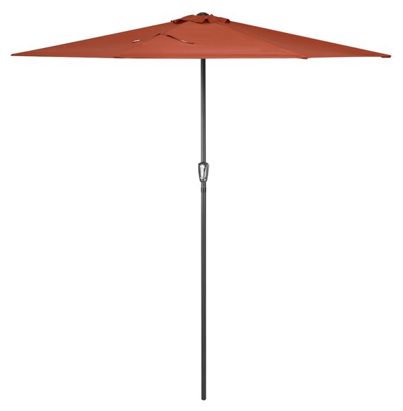 Deuba Zahradní půlkruhový slunečník - terakota
