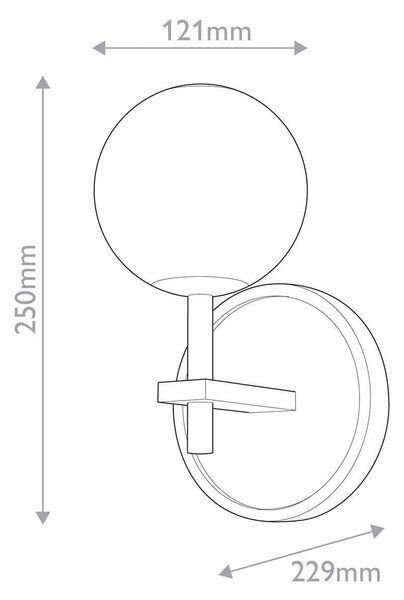 NÁSTĚNNÉ LED SVÍTIDLO, 25/12,1/22,9 cm Elstead Lighting - Nástěnná svítidla
