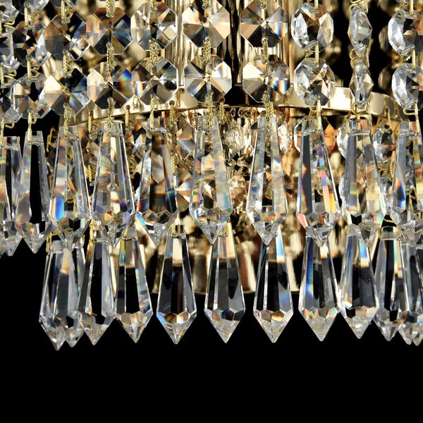 Maytoni Nástěnné křišťálové svítidlo PALACE, 1xE27, v. 18,7 cm