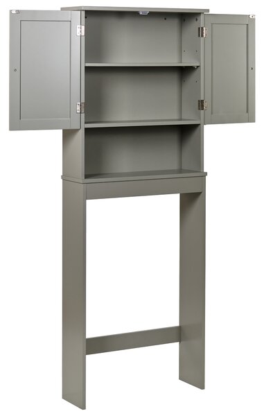 Skříňka do koupelny ATJONI 60 cm Šedá