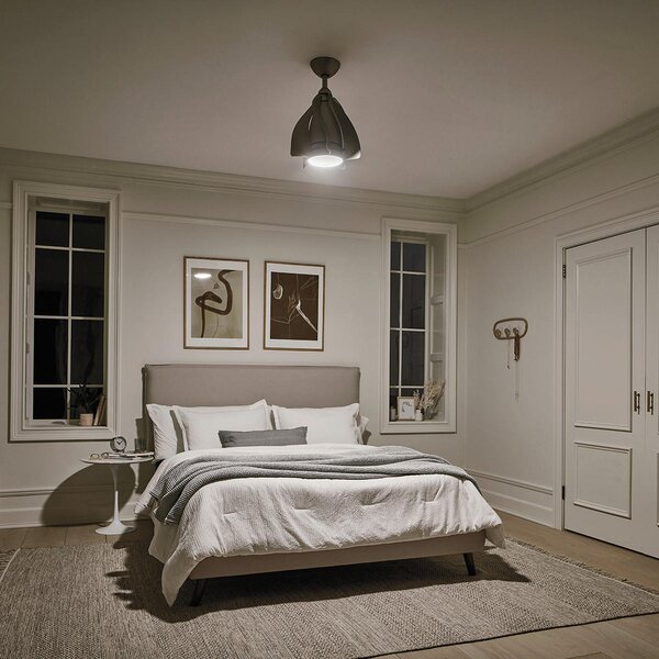 STROPNÍ VENTILÁTOR, 38/50 cm Elstead Lighting - Stropní svítidla