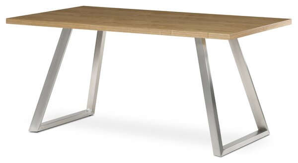 Vikio Stůl jídelní 160x90 dub kovové nohy AJS155D