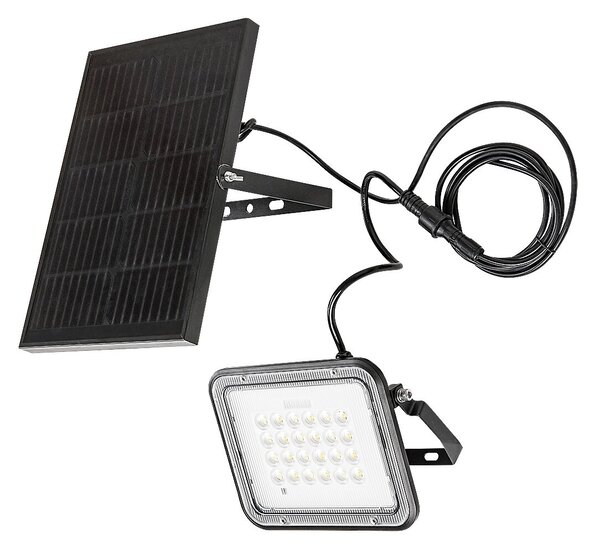 Rabalux 98077141 LED solární venkovní nástěnné svítidlo Melk | 7W integrovaný LED zdroj | 1000lm | 3000+4000+6500K