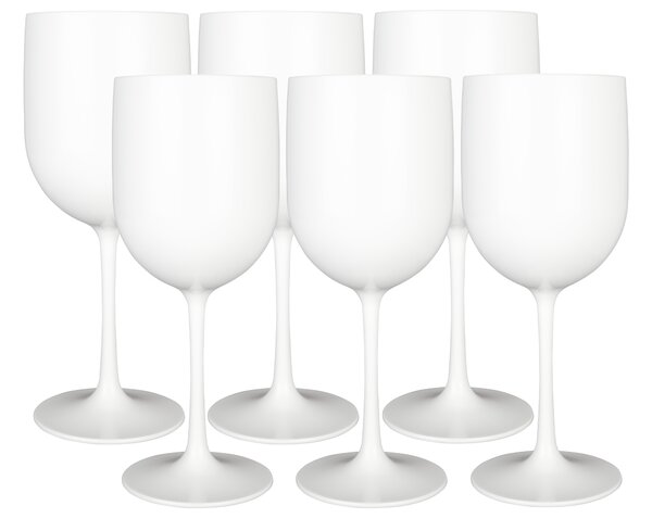 ERNESTO® Sada sklenic, 6dílná (bílá, sklenice na víno) (100375079001)