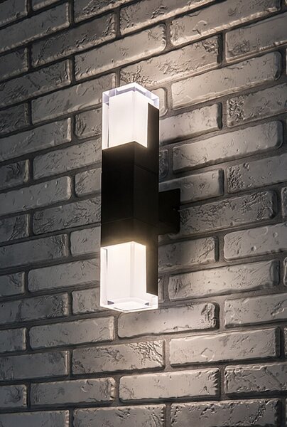 Rabalux 98077127 LED venkovní nástěnné svítidlo Darvas | 12W integrovaný LED zdroj | 830lm | 2700+4000K