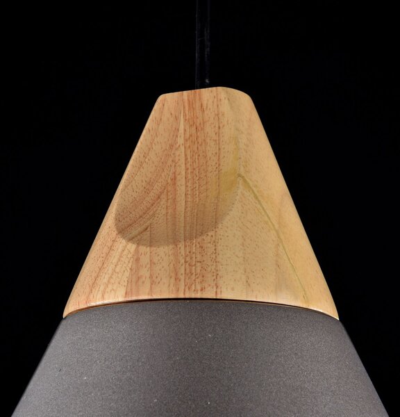 Maytoni Závěsné svítidlo BICONES, 1xE27, Ø 22 cm, v. 140 cm