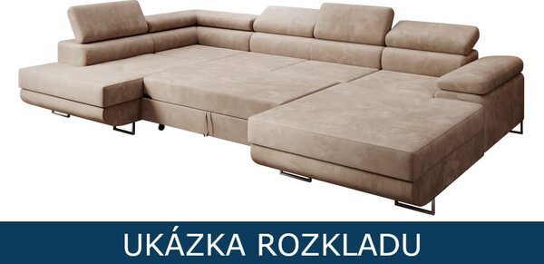 Rozkládací sedací souprava do U April - Monolith 37 Varianta: Levá