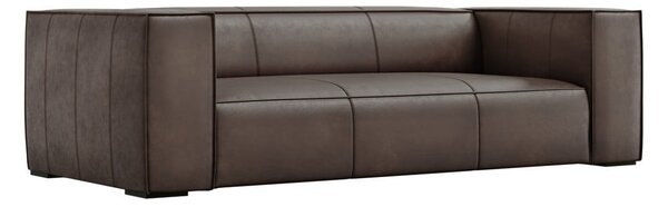 Hnědá kožená pohovka 227 cm Madame – Windsor & Co Sofas