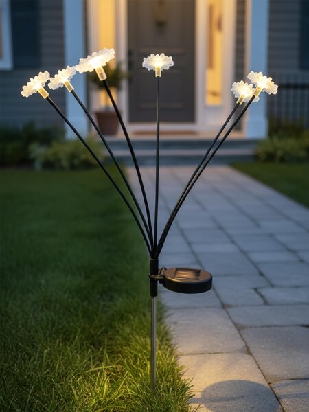 Sinsay - Solární LED lampa ve tvaru květu - bílá