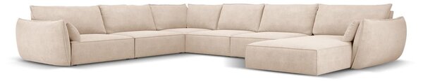 Béžová rohová pohovka (levý roh) Vanda – Mazzini Sofas