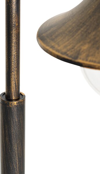 Chytrá venkovní lampa antikní zlato 125 cm IP44 vč. WiFi A60 - Daphne