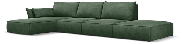 Tmavě zelená rohová pohovka (levý roh) Vanda – Mazzini Sofas