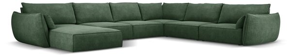 Tmavě zelená rohová pohovka (pravý roh) Vanda – Mazzini Sofas