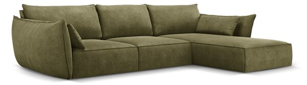 Zelená rohová pohovka (pravý roh) Vanda – Mazzini Sofas