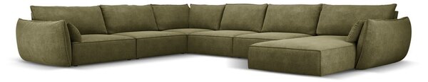 Zelená rohová pohovka (levý roh) Vanda – Mazzini Sofas