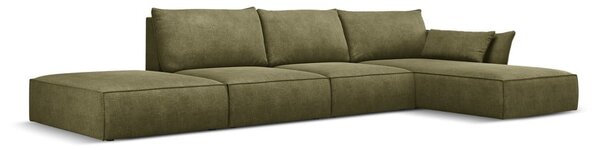 Zelená rohová pohovka (pravý roh) Vanda – Mazzini Sofas