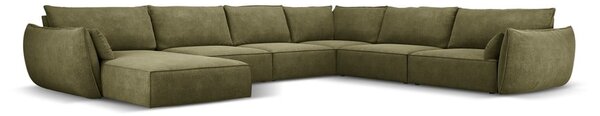 Zelená rohová pohovka (pravý roh) Vanda – Mazzini Sofas