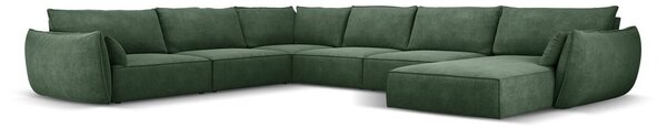 Tmavě zelená rohová pohovka (levý roh) Vanda – Mazzini Sofas