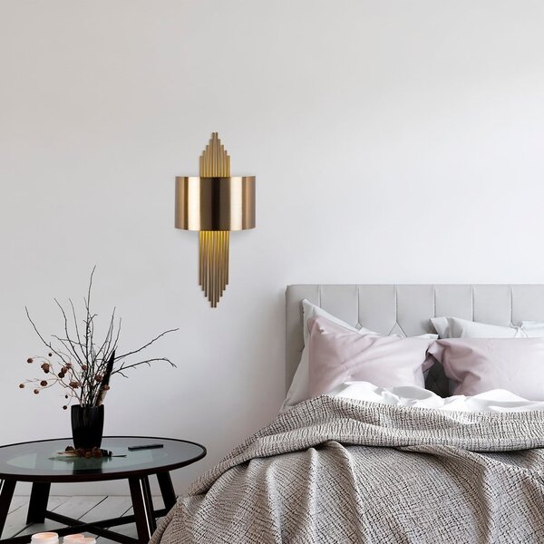 Nástěnné svítidlo ve zlaté barvě Rayi – Opviq lights