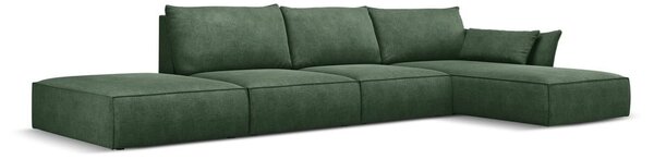 Tmavě zelená rohová pohovka (pravý roh) Vanda – Mazzini Sofas