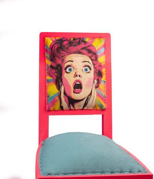 Designová židle Pop Art překvapení