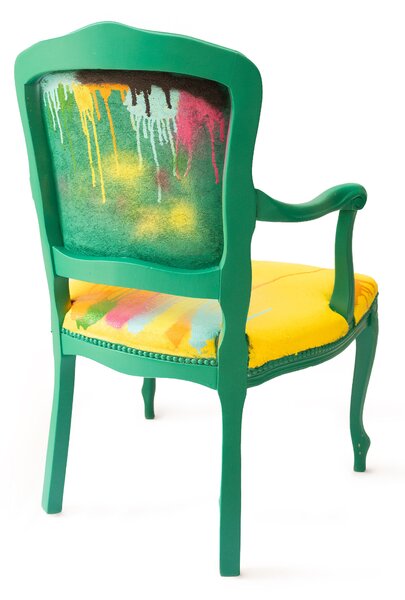 Designová židle Neonový buldoček
