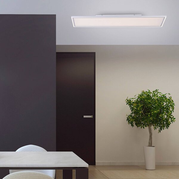 JUST LIGHT. GmbH LED panel Edging, tunable white, 121x31 cm, stmívatelný, Bílá / opál, Kuchyň, Plast, Moderní