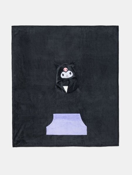 Sinsay - Deka s kapucí Kuromi - černá