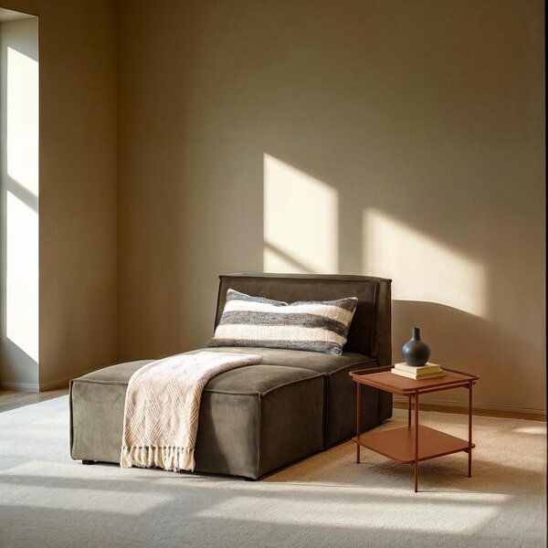 Kovový odkládací stolek 45x45 cm Yuba – Unique Furniture