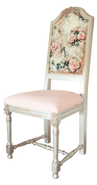 Designová židle Růžová romance