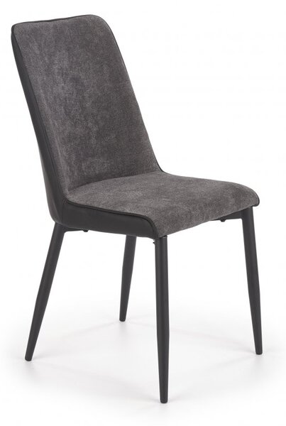 Jídelní židle K368 šedá / černá Halmar
