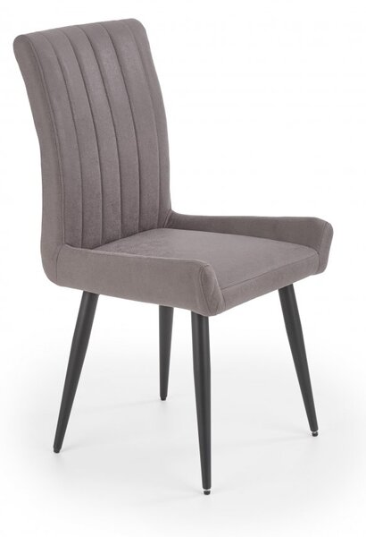 Jídelní židle K367 šedá / černá Halmar
