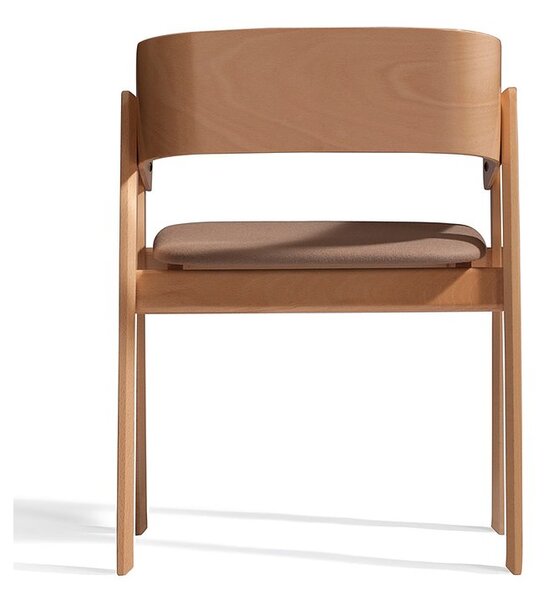 CAPDELL - Židle POLO s čalouněným sedákem