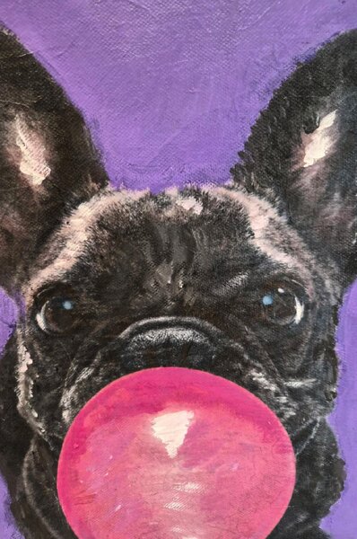 Obraz Frenchie Bubble