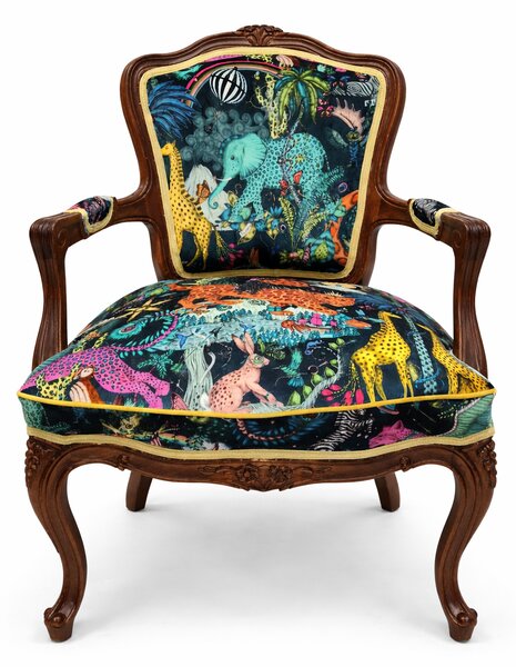 Designové křeslo Jungle Art Statement