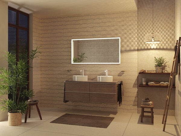 Hansgrohe Xuniva S umyvadlo na desku 400/400 bez otvoru pro baterii a přepadu, bílá 60164450