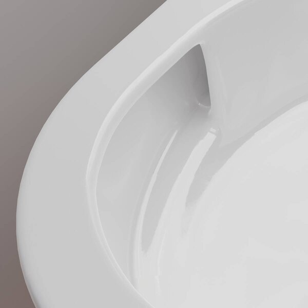 Hansgrohe EluPura S závěsná WC souprava 540 bez splachovacího okraje, AquaHelix Flush s WC sedátkem a poklopem s funkcí SoftClose a QuickRelease, HygieneEffect, bílá 62025450