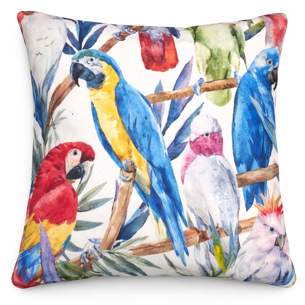 Dekorační polštář Tropical Parrots Vzhled: Papoušek 1