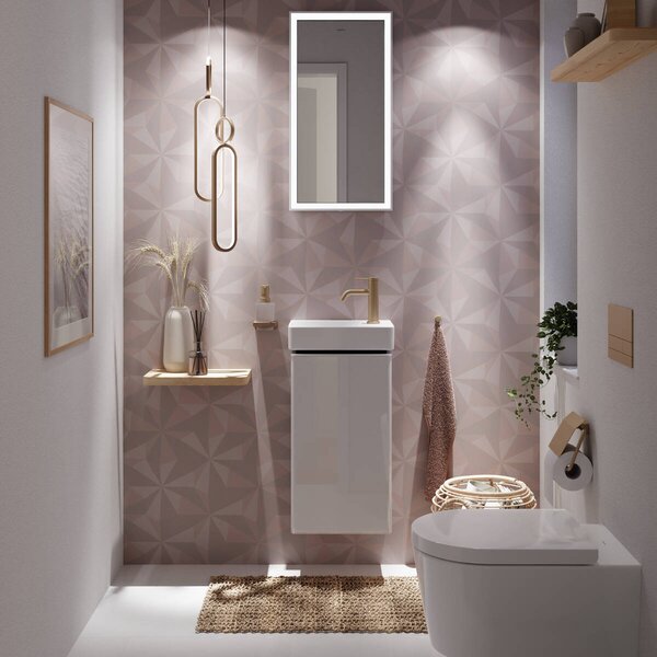 Hansgrohe EluPura S závěsná WC souprava 540 bez splachovacího okraje s WC sedátkem a poklopem s funkcí SoftClose a QuickRelease, HygieneEffect, bílá 62021450