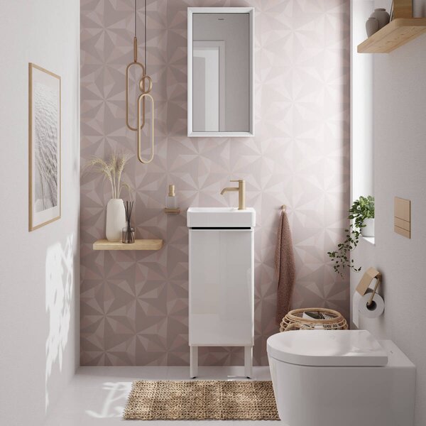 Hansgrohe EluPura S závěsná WC souprava 540 bez splachovacího okraje s WC sedátkem a poklopem s funkcí SoftClose a QuickRelease, HygieneEffect, bílá 62021450