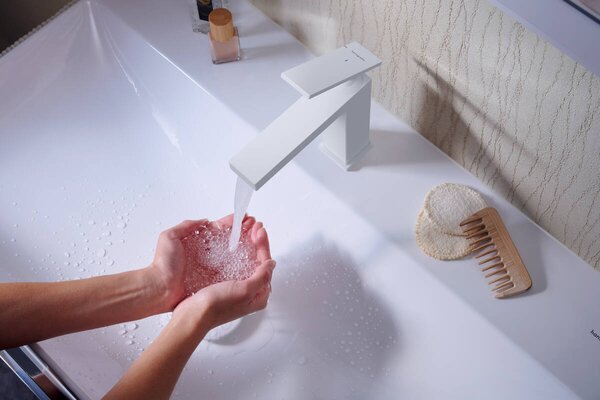 Hansgrohe Xelu Q umyvadlo 800/480 s otvorem pro baterii bez přepadu, SmartClean, bílá 61020450