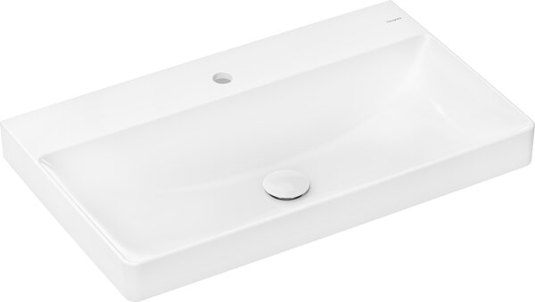 Hansgrohe Xelu Q umyvadlo 800/480 s otvorem pro baterii bez přepadu, SmartClean, bílá 61020450