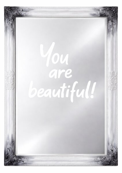 Designové zrcadlo YOU ARE BEAUTIFUL