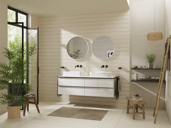 Hansgrohe Xuniva Q umyvadlo na desku 550/400 bez otvoru pro baterii a přepadu, bílá 60168450