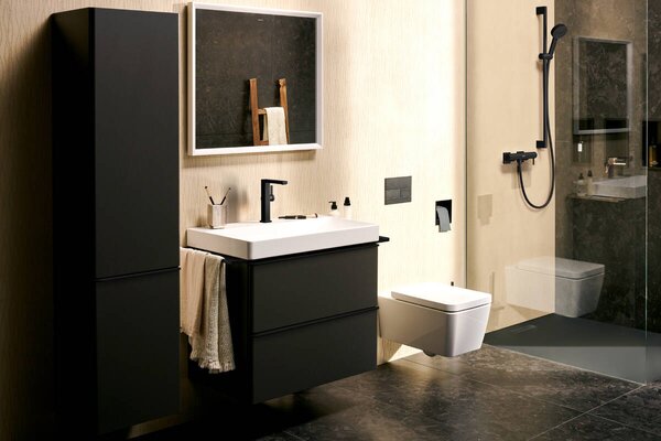 Hansgrohe Xelu Q umyvadlo 800/480 s otvorem pro baterii bez přepadu, SmartClean, bílá 61020450