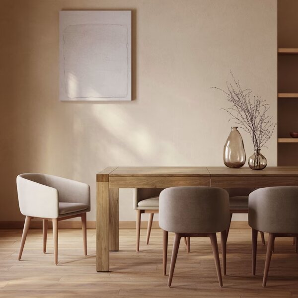 Dubový rozkládací jídelní stůl Kave Home Briva 200/280 x 100 cm