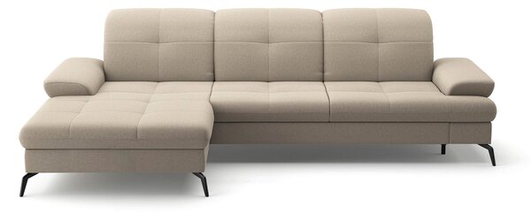 ROHOVÁ SEDAČKA, textil, šedohnědá Sit & More - Sedací soupravy, Online Only